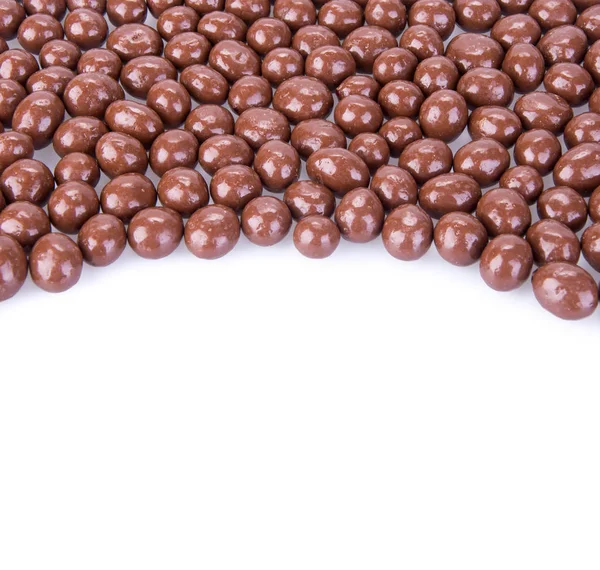 Chocolate ball or chocolate balls background new. — Stock Photo, Image