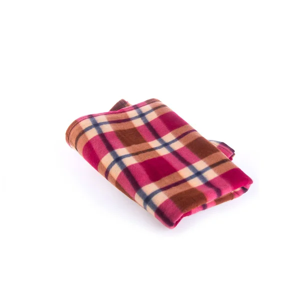 Blanket or folded blanket on a background new. — Stock Photo, Image