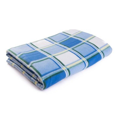 yeni bir arka plan üzerinde battaniye ya da katlanmış battaniye.