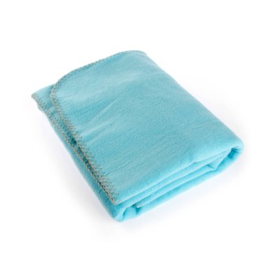 yeni bir arka plan üzerinde battaniye ya da katlanmış battaniye.