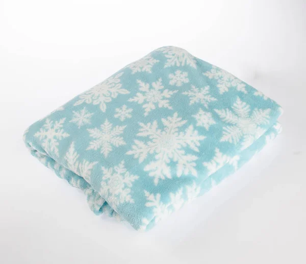 Blanket or folded blanket on a background new. — ストック写真