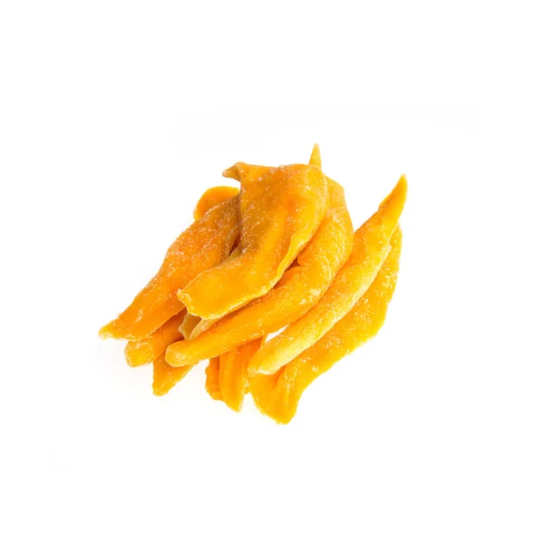 Mango essiccato o fette di Mango essiccato su uno sfondo nuovo . — Foto Stock