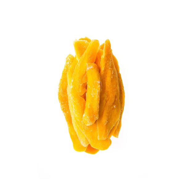 Mango essiccato o fette di Mango essiccato su uno sfondo nuovo . — Foto Stock