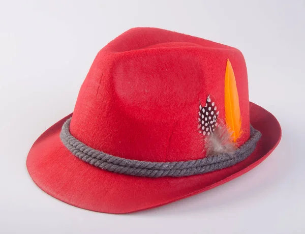 Chapéu ou chapéu bávaro em um fundo novo . — Fotografia de Stock