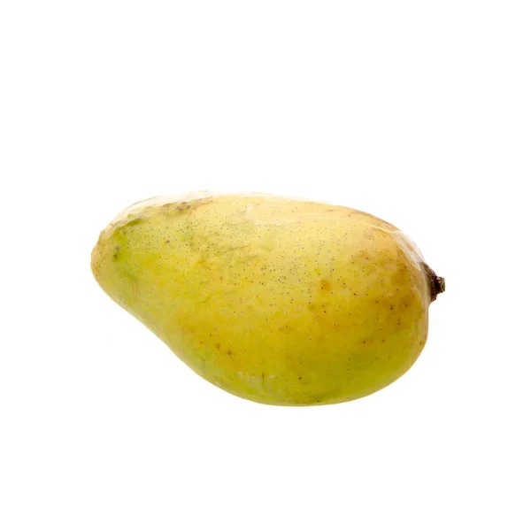 Μάνγκο ή κίτρινα μάνγκο σε φόντο νέο. — Φωτογραφία Αρχείου