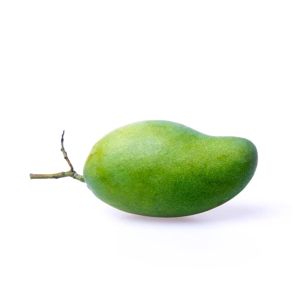 Mango o mango verde sobre un fondo nuevo . —  Fotos de Stock