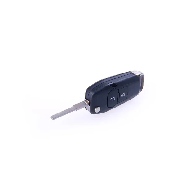 Nyckel eller bilnyckel med fjärrkontroll på bakgrund. — Stockfoto