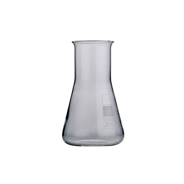 Labor vagy üres flaska izolált fehér alapon. — Stock Fotó