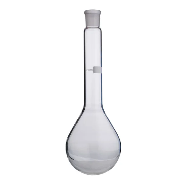 Lab or Empty Flask isolated on a white background. — Stock Photo, Image