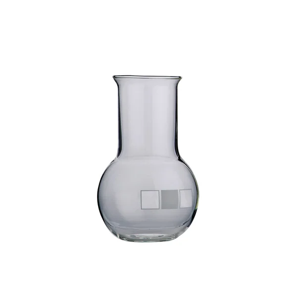 Lab or Empty Flask isolated on a white background. — Stock Photo, Image