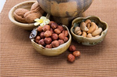 fındıklı fındıklı fındıklı ve fındıklı karışımı yeni bir arka plan.