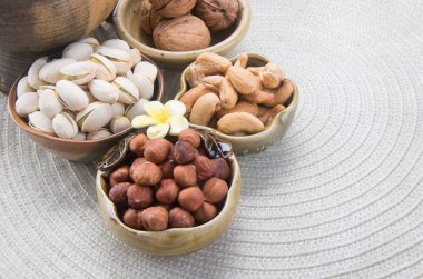 fındıklı fındıklı fındıklı ve fındıklı karışımı yeni bir arka plan.