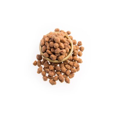 fındık ya da fıstıkla kıtır kıtır kaplama yeni bir arka plan.