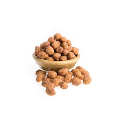 fındık ya da fıstıkla kıtır kıtır kaplama yeni bir arka plan.