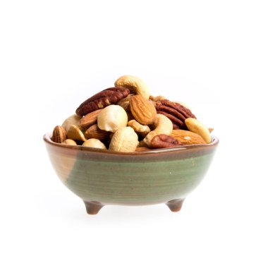 fındıkları yeni bir arka planda karıştır ya da fındık.