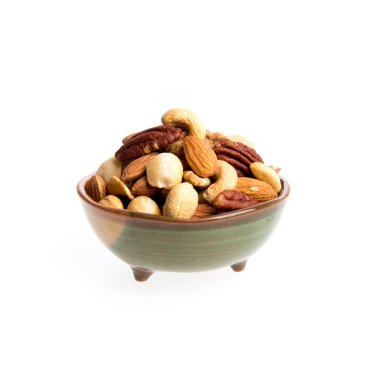 fındıkları yeni bir arka planda karıştır ya da fındık.