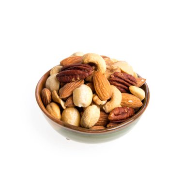 fındıkları yeni bir arka planda karıştır ya da fındık.