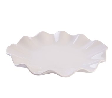 yeni bir arkaplanda tabak ya da boş tabak.