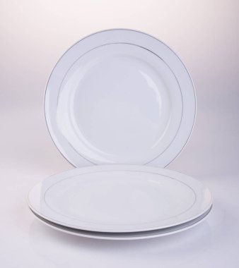 yeni bir arkaplanda tabak ya da boş tabak.