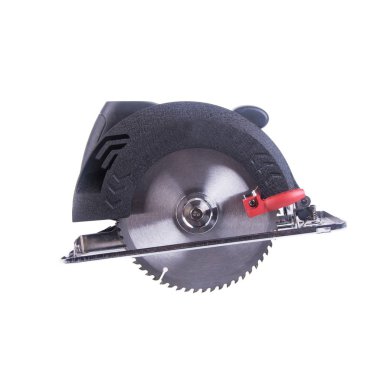 Yeni arkaplanda elektrikli testereler veya dairesel testereler.