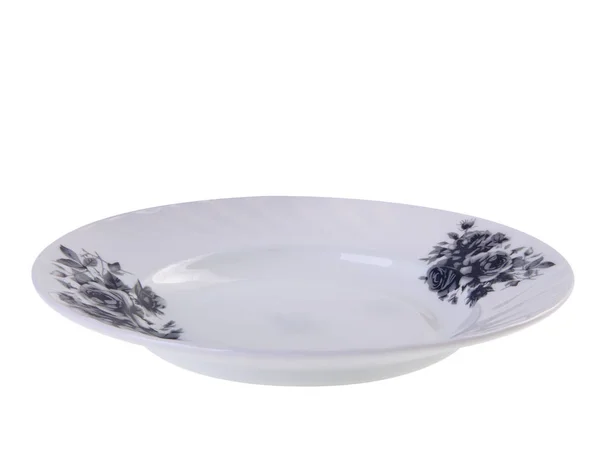 Plate or hand painted plate on a background new. — Stock Photo, Image