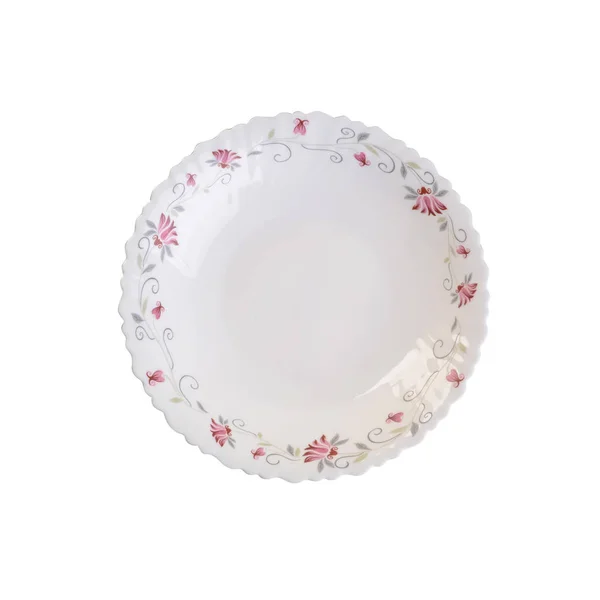 Plate or hand painted plate on a background new. — Stock Photo, Image