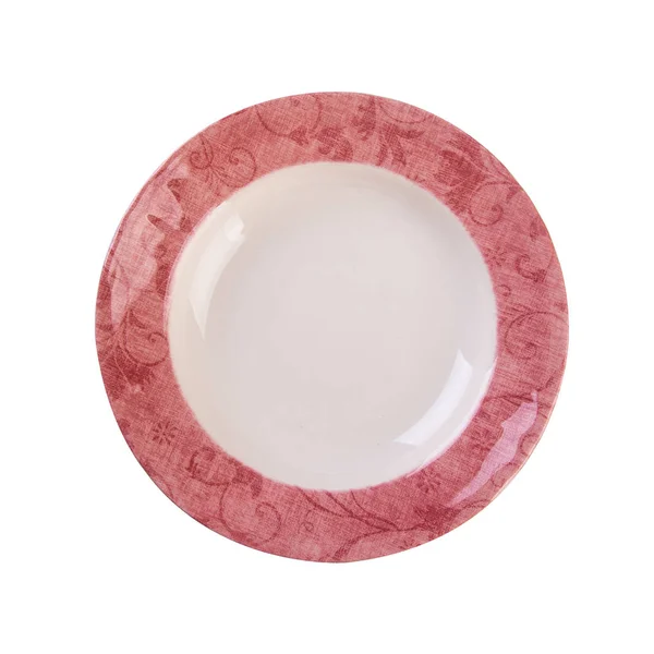 Plate or hand painted plate on a background new. — Stock Photo, Image