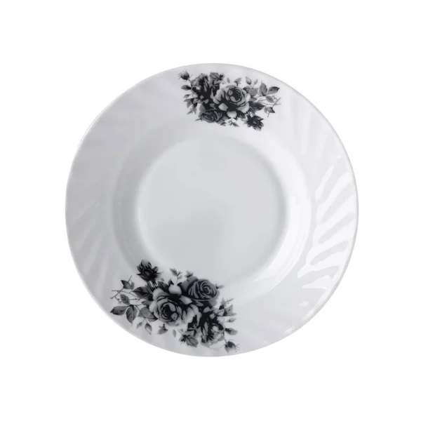 Plate or hand painted plate on a background new. — 스톡 사진