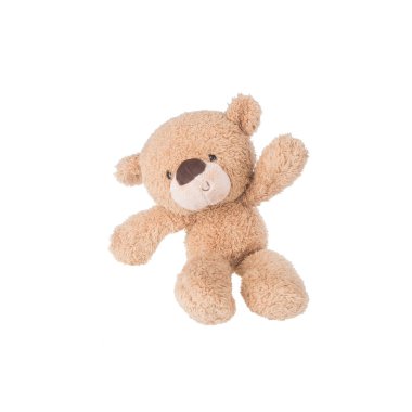 Oyuncak ya da kahverengi oyuncak ayıcığın arka planda yeni bir konsepti var.