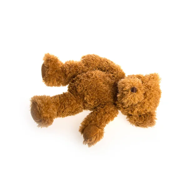 Spielzeug oder brauner Teddybär mit Konzept im Hintergrund neu. — Stockfoto