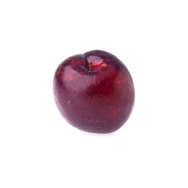 Yeni bir arkaplanda erik veya olgun erik meyvesi.