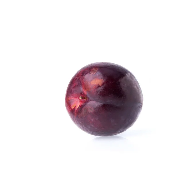 Prune ou prune mûre sucrée fruit sur un fond nouveau . — Photo