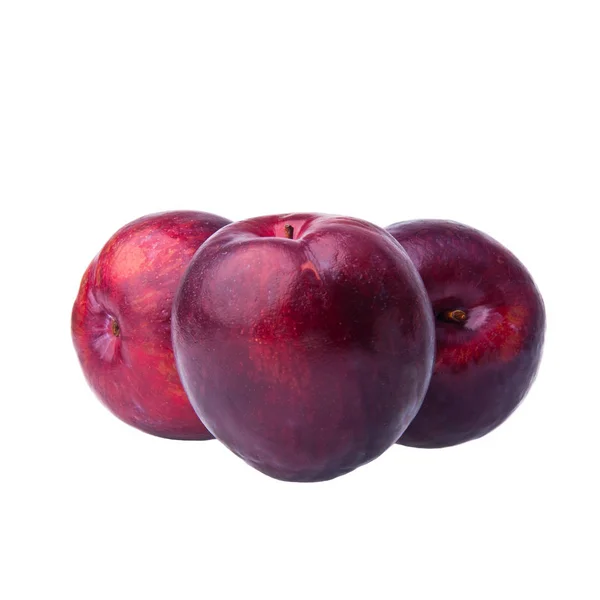 Prune ou prune mûre sucrée fruit sur un fond nouveau . — Photo