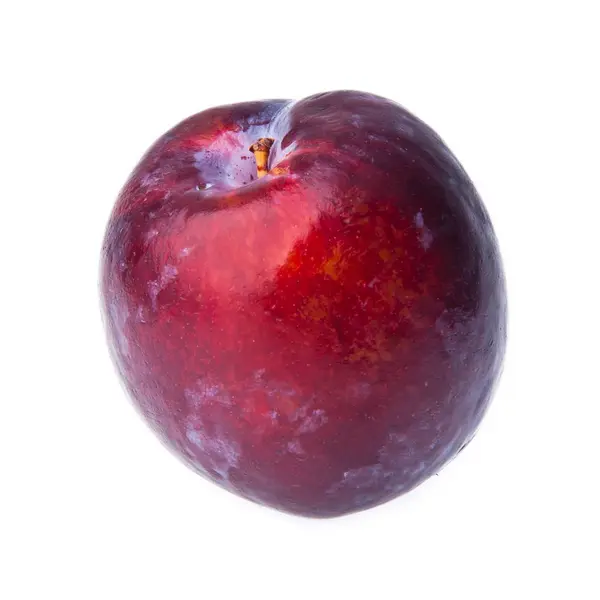 Prune ou prune mûre sucrée fruit sur un fond nouveau . — Photo