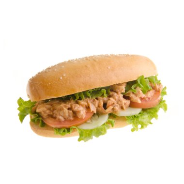 Sandviç ya da sandviç. Arka planda yeni bir konsept.