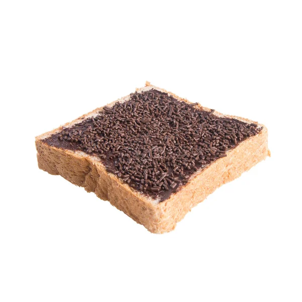 Bröd Eller Bröd Med Choklad Bakgrund — Stockfoto