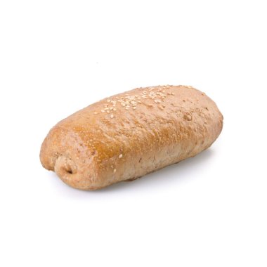 Yeni bir arka planda ekmek ya da tam buğday ekmeği