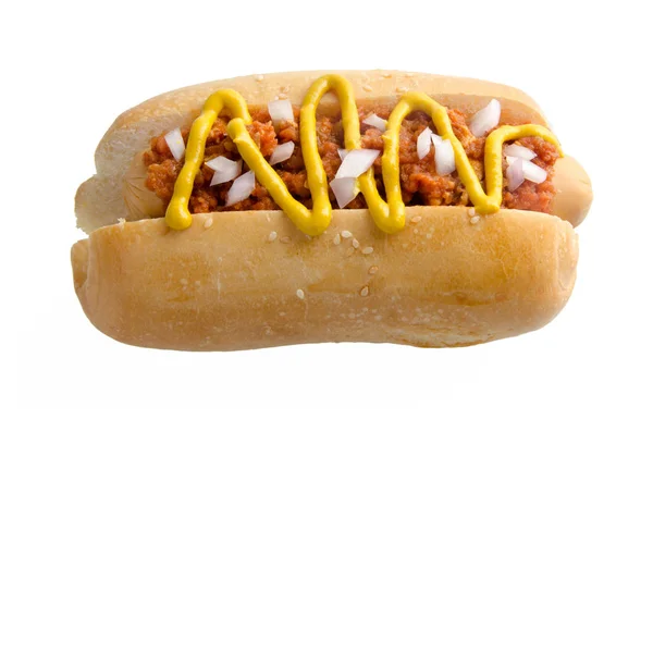 Hot Dog Lub Smaczny Hot Dog Tle Nowy — Zdjęcie stockowe