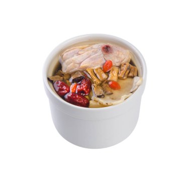 Bitki çorbası ya da Çin tavuğu çorbası.