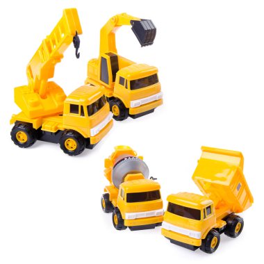 Arka planda yeni bir konsept olan oyuncak ya da oyuncak araba