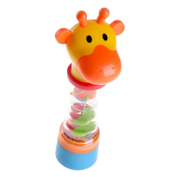 Zabawka Lub Dziecko Zabawki Żyrafa Tle Nowy — Zdjęcie stockowe