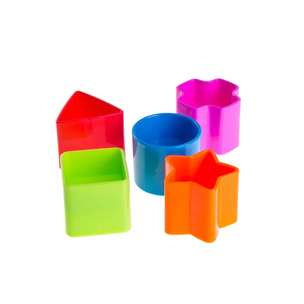 Toy Baby Toy Plastic Shape Sorter Background New — Stock Photo, Image