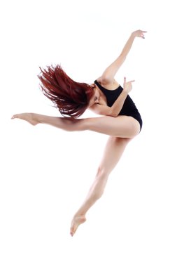 Studio poz güzel bale dansçısı