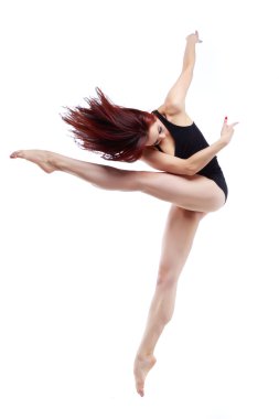 Studio poz güzel bale dansçısı