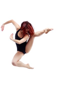 Studio poz güzel bale dansçısı
