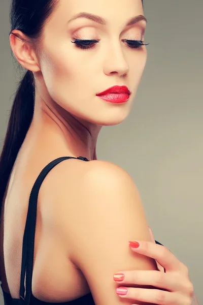 Portrait of sexy young woman — Stock Photo, Image