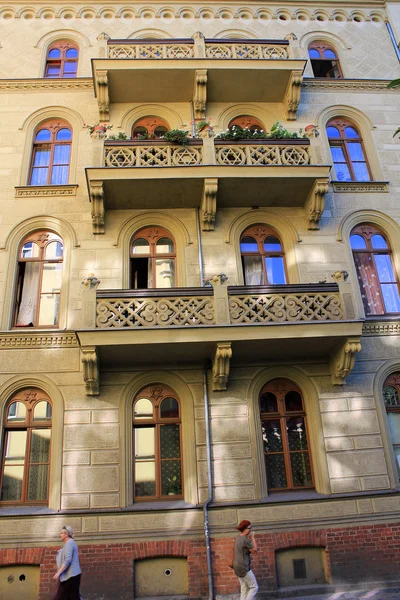 Architektur von Breslau, Polen, Europa. Stadtzentrum, alte, historische Gebäude. Niederschlesien, Europa. — Stockfoto