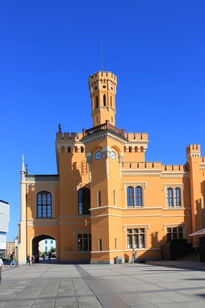 Estación principal de tren, WROCLAW, POLONIA - 12.09.2016, Europa . — Foto de Stock