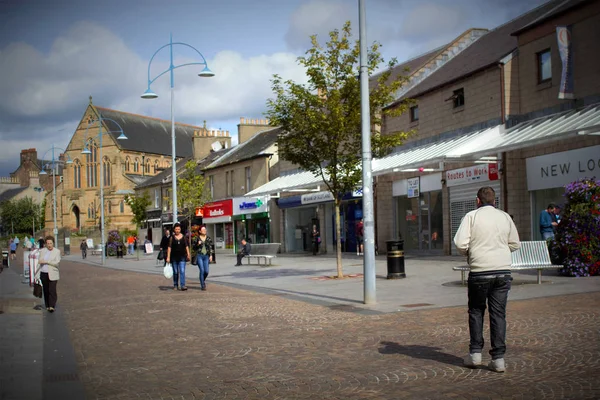 Улицы Коатбриджа, Северный Ланаркшир, Великобритания, 08.01.2015 — стоковое фото