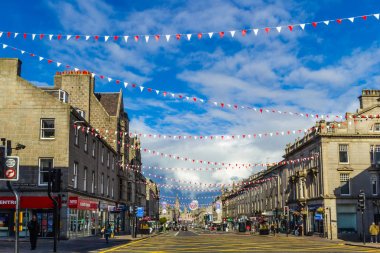 Aberdeen, İskoçya, Büyük Britanya'nın bir şehirde